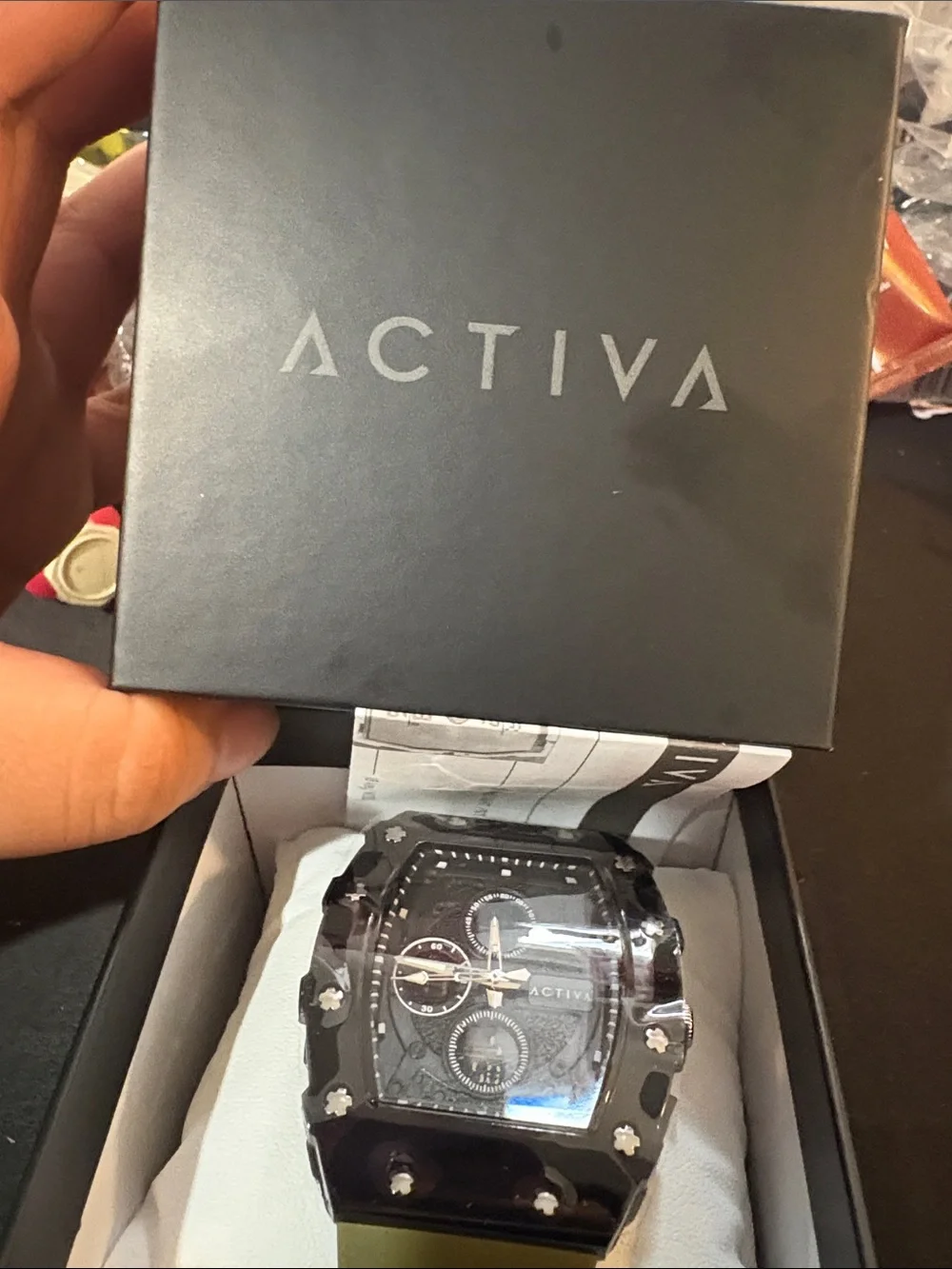 Activa x invicta Olive Green Sport Chronograph Watch